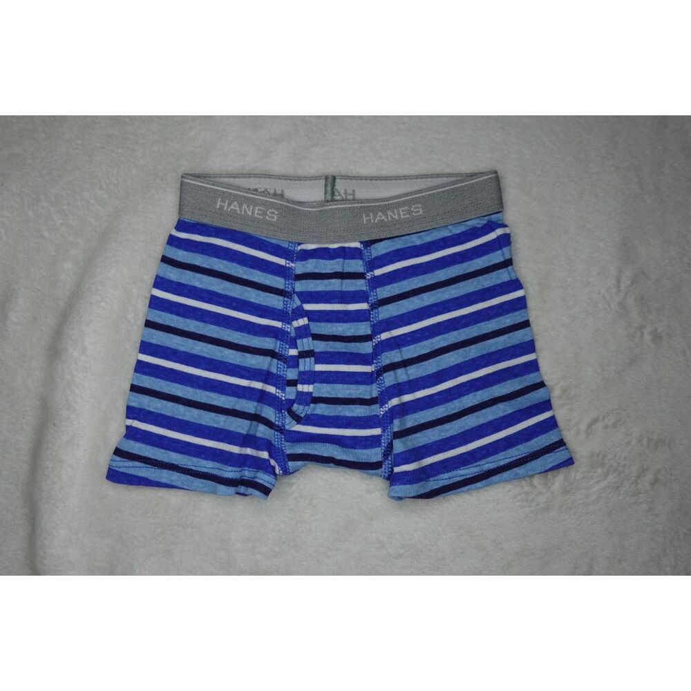 Hanes Toddler Boys' Boxer Briefs 2T-3T: Cotton, Tagless, Cars Pattern + Solid - Picture 7 of 14